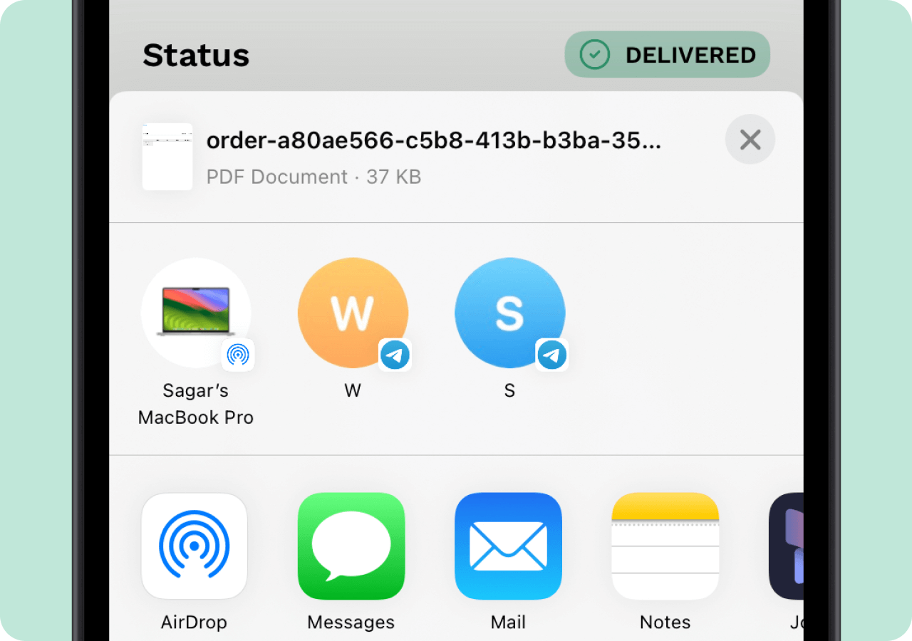 Asira Optician App - Download and Share PDFs